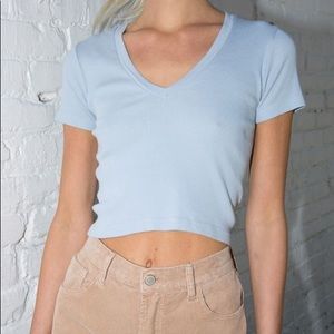 Cropped Brandy Melville V Neck